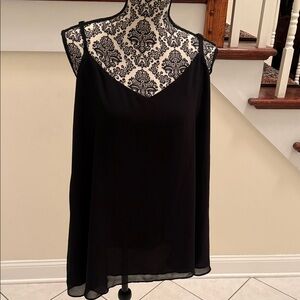 Torrid Black Sleeveless Blouse